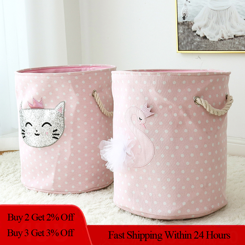 Baby Clothing Basket - Foldable Laundry Basket for Dirty Clothes