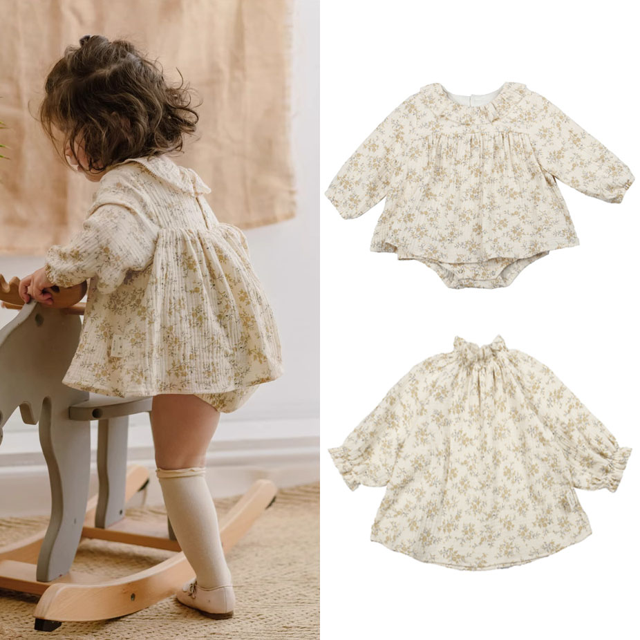 Baby Clothing Organic Cotton - Floral Baby Girl Dresses Spring Organic