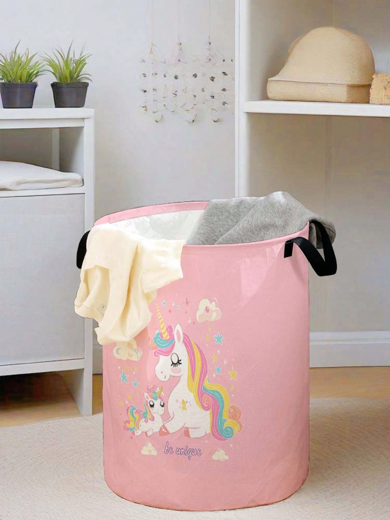 Unicorn laundry basket, foldab - Baby Clothing Basket のレビューと価格