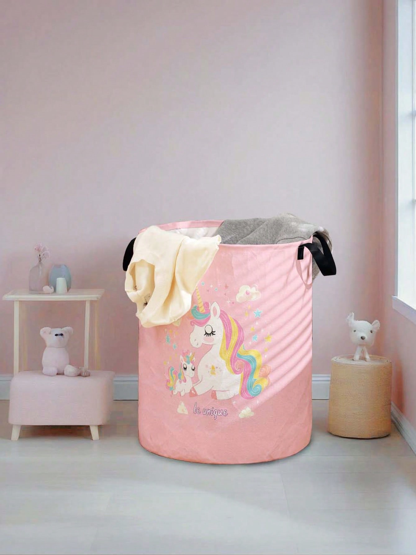 Unicorn laundry basket, foldab - Baby Clothing Basket のレビューと価格