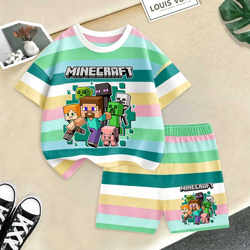 Minecrafted Girl boy Summer T  - Baby Clothing 1 Year Old のレビューと価格