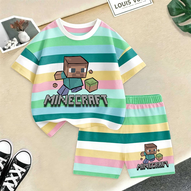 Minecrafted Girl boy Summer T  - Baby Clothing 1 Year Old のレビューと価格