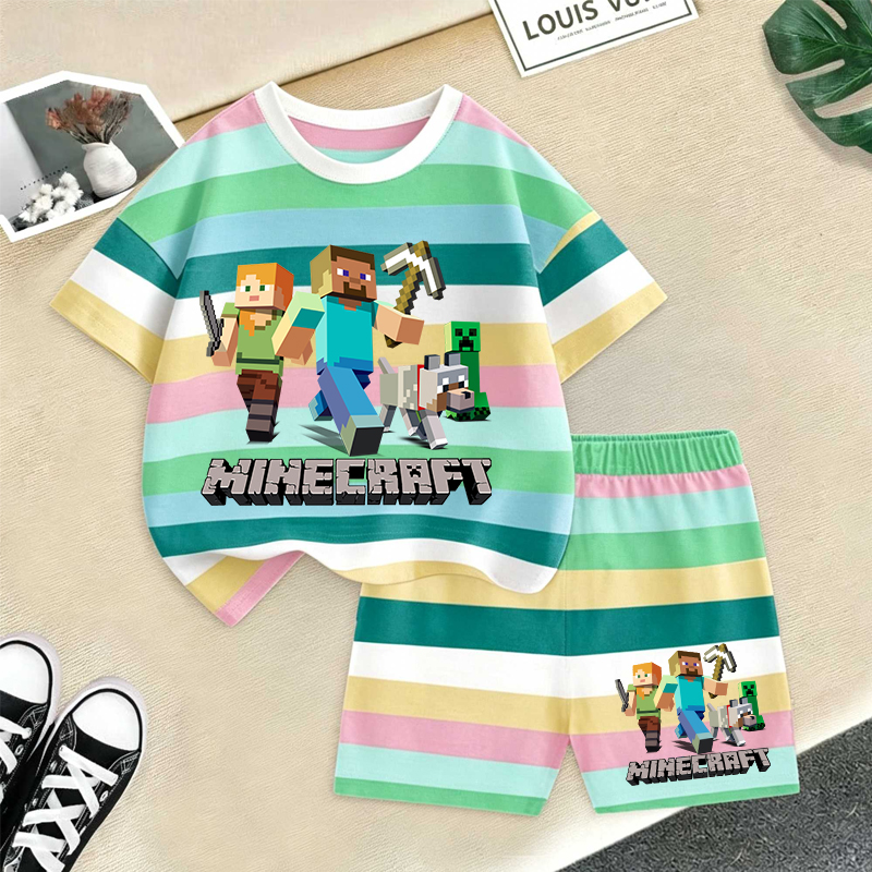 Minecrafted Girl boy Summer T  - Baby Clothing 1 Year Old のレビューと価格