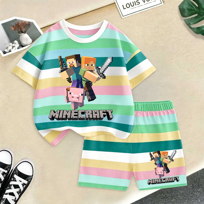 Minecrafted Girl boy Summer T  - Baby Clothing 1 Year Old のレビューと価格