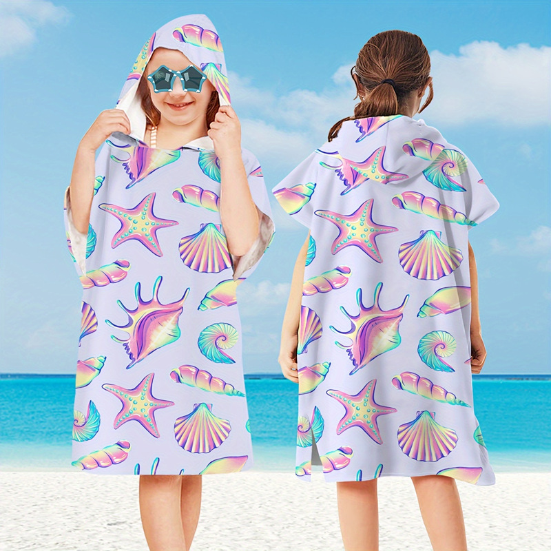 Baby Cartoon Printing Bathrobe - Hooded Bath Towel のレビューと価格