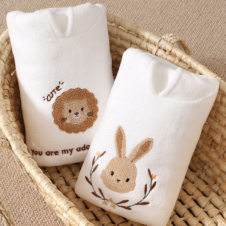 Baby Hooded Bathrobe Kids Bath - Hooded Bath Towel のレビューと価格