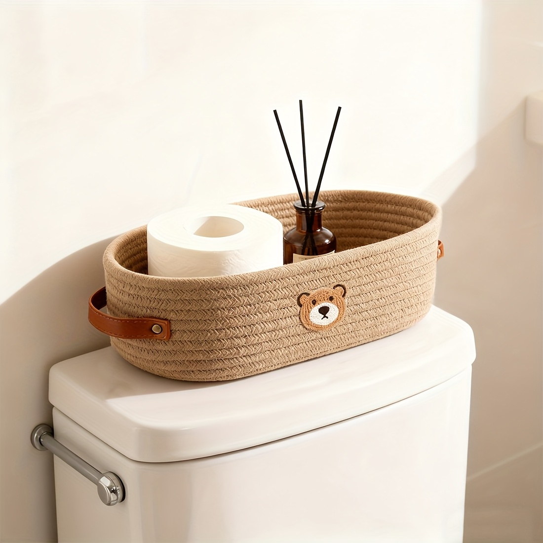 Oval Woven Bathroom Storage Ba - Baby Clothing Basket のレビューと価格