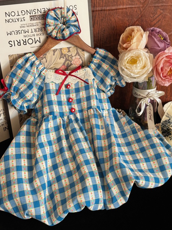 Girls Summer Plaid Dress Baby  - Baby Clothing 1 Year Old のレビューと価格