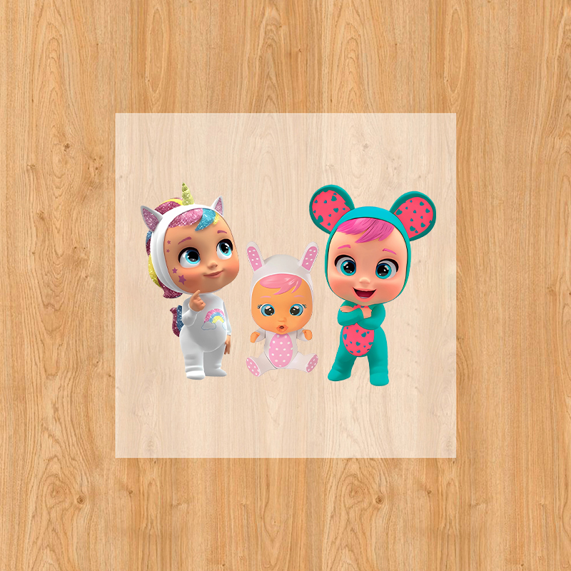Crying Babies Iron on Patches  - Baby Clothing 1 Year Old のレビューと価格