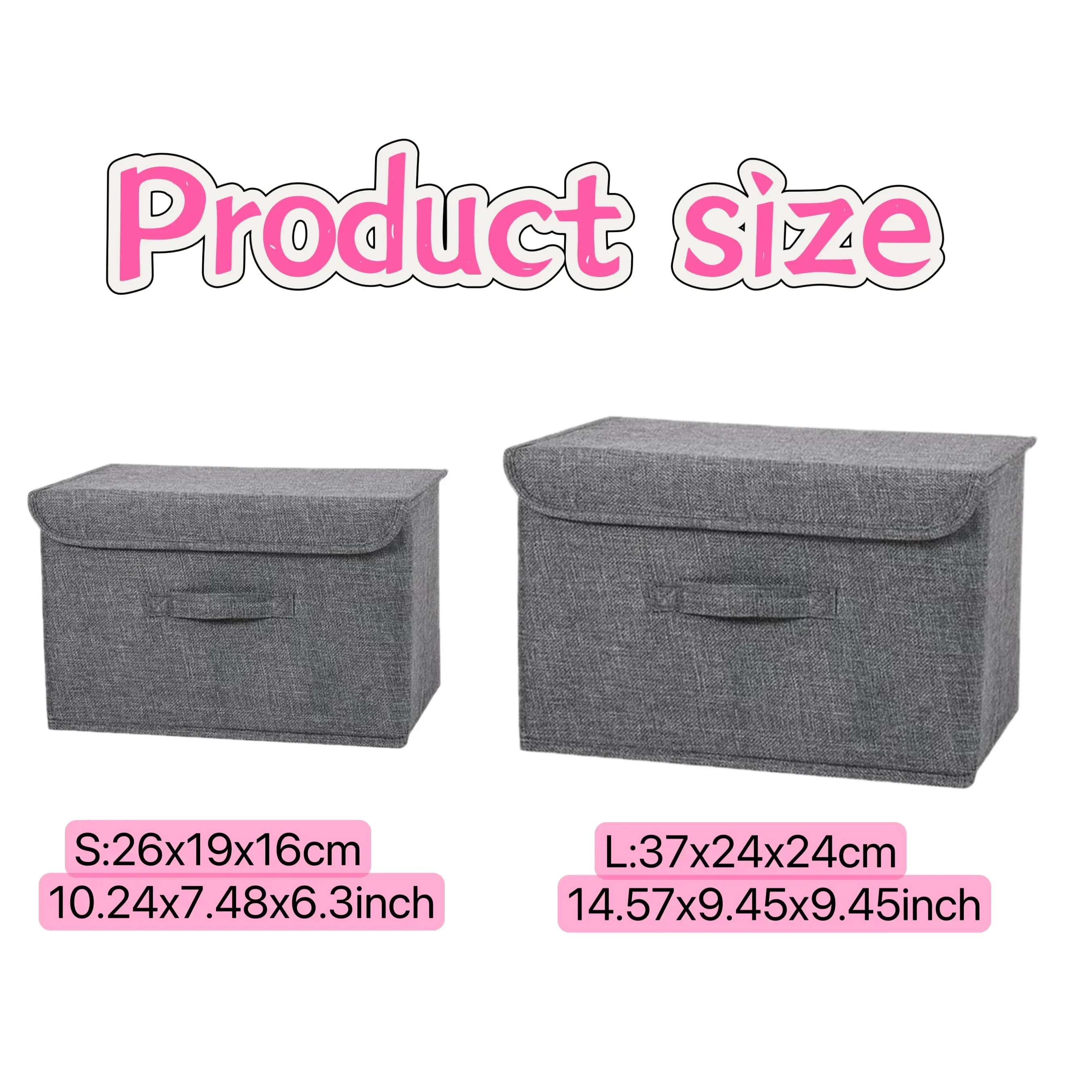 Large-capacity Linen Fabric St - Baby Clothing Basket のレビューと価格