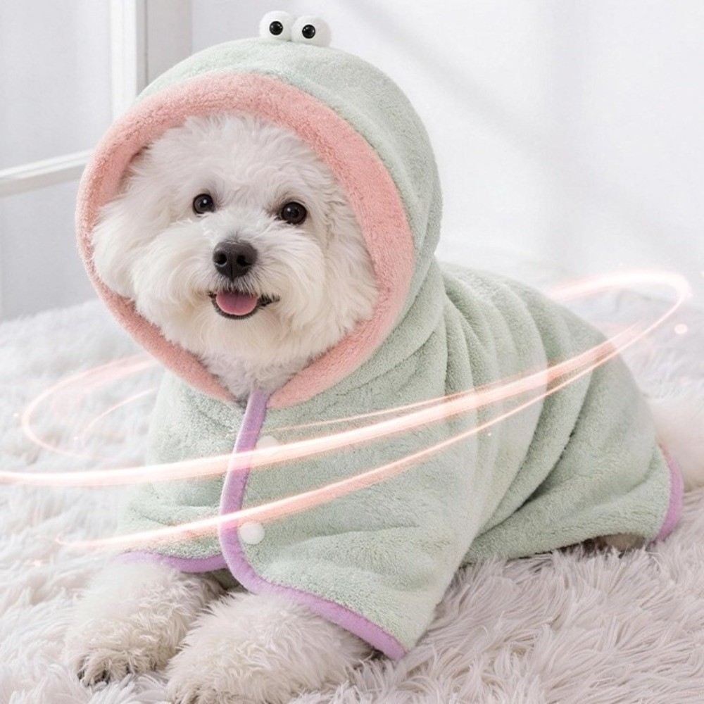 Super Absorbent Dog Hooded Bat - Hooded Bath Towel のレビューと価格