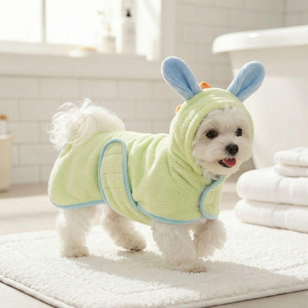 Super Absorbent Dog Hooded Bat - Hooded Bath Towel のレビューと価格