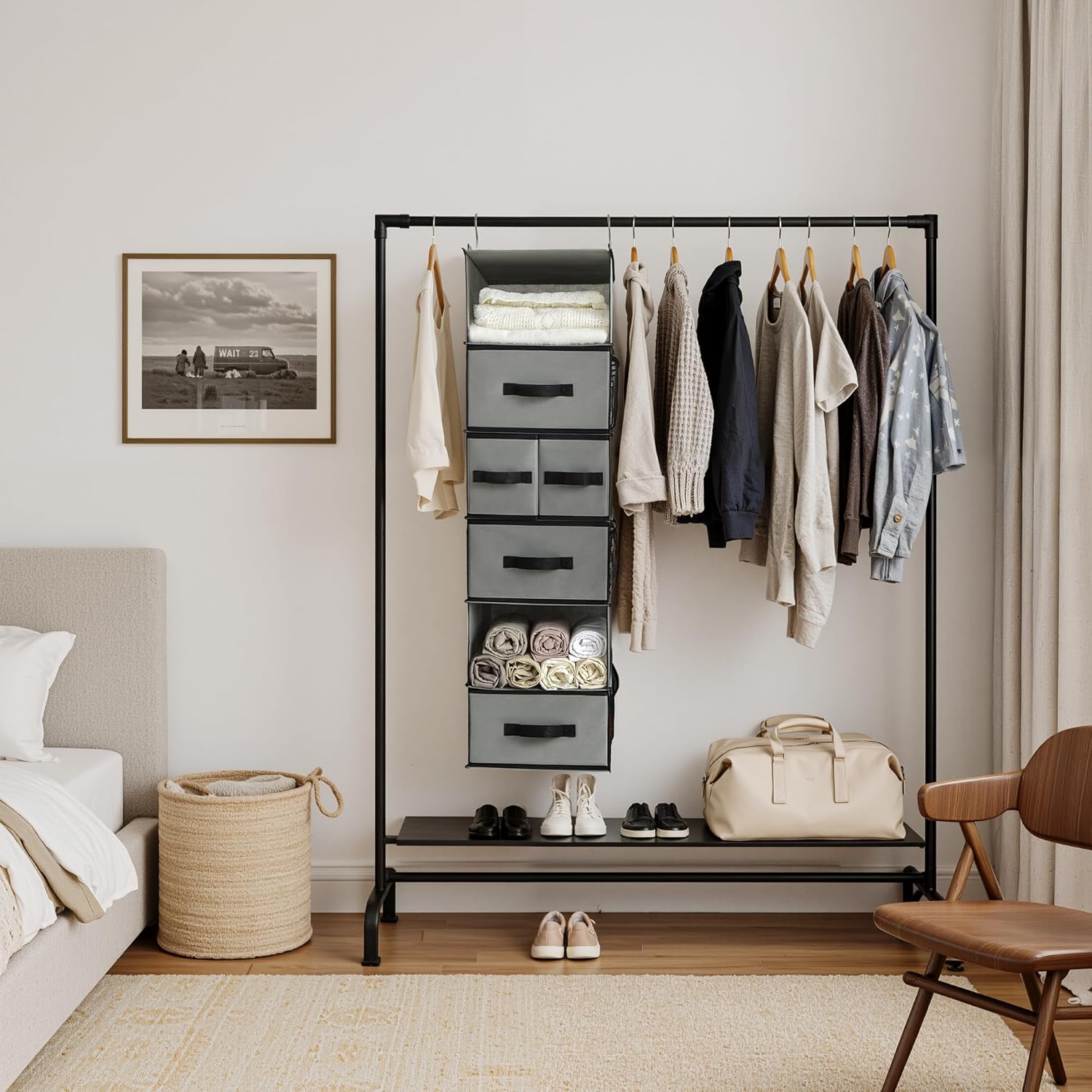 6-Shelf Hanging Closet Organiz - Baby Clothing Images のレビューと価格