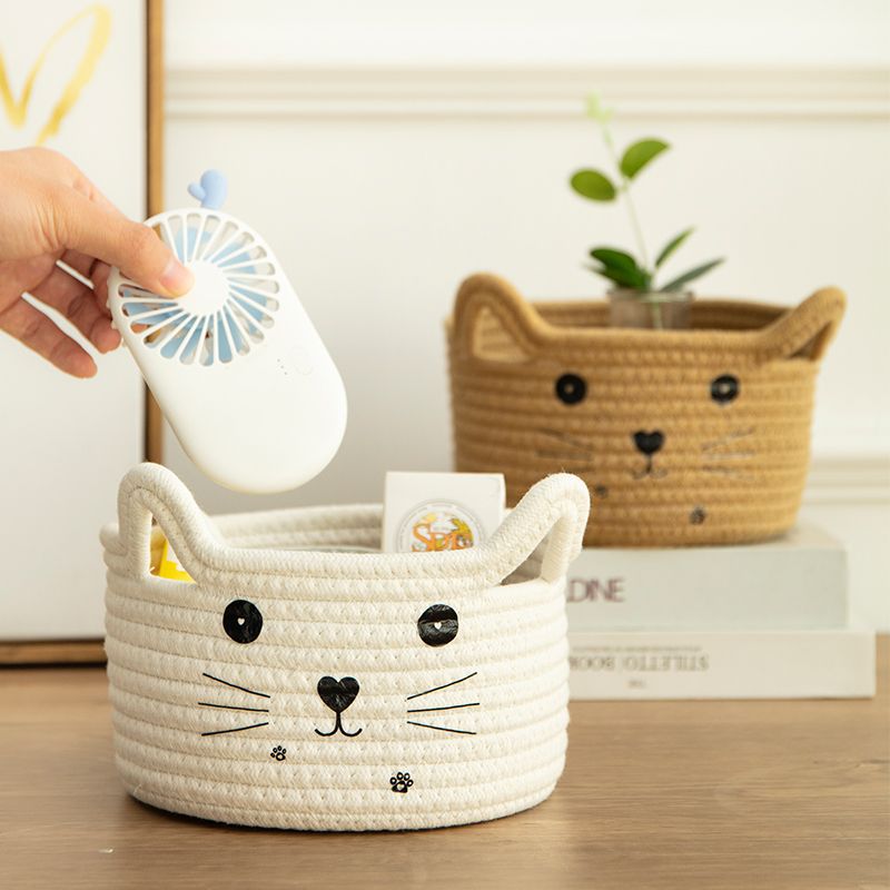 Cute Storage Baskets Cotton Wo - Baby Clothing Basket のレビューと価格
