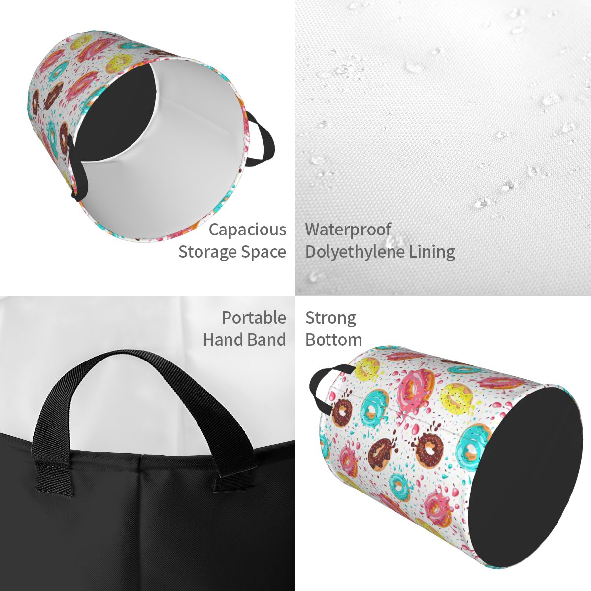 Custom Chocolate Donut Doughnu - Baby Clothing Basket のレビューと価格