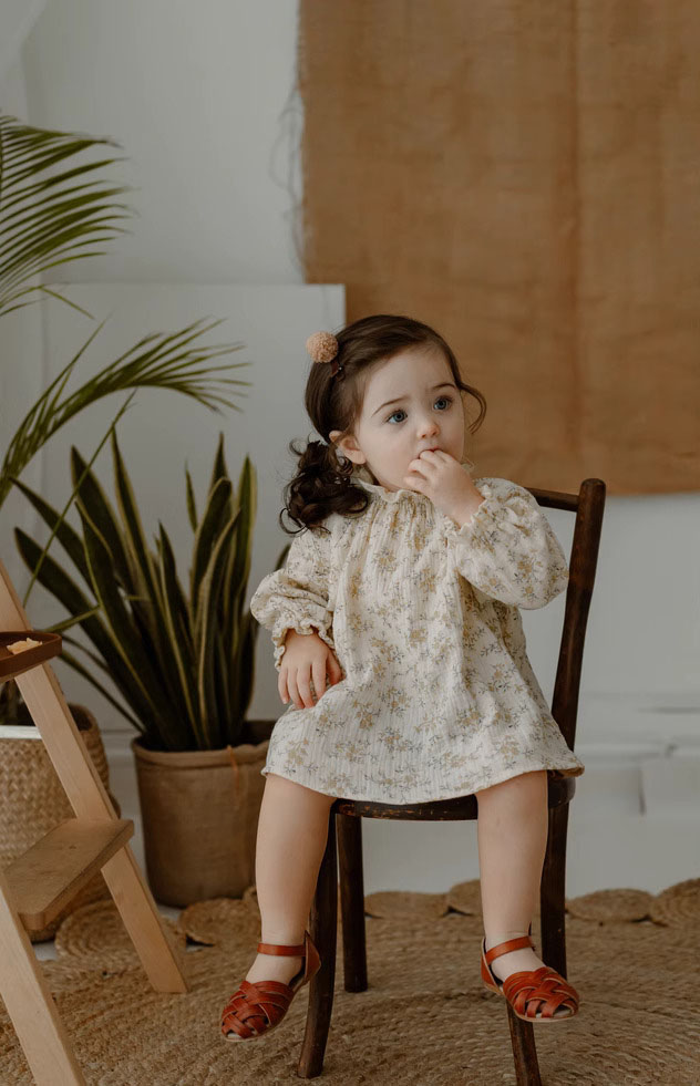 Floral Baby Girl Dresses Sprin - Baby Clothing Organic Cotton のレビューと価格