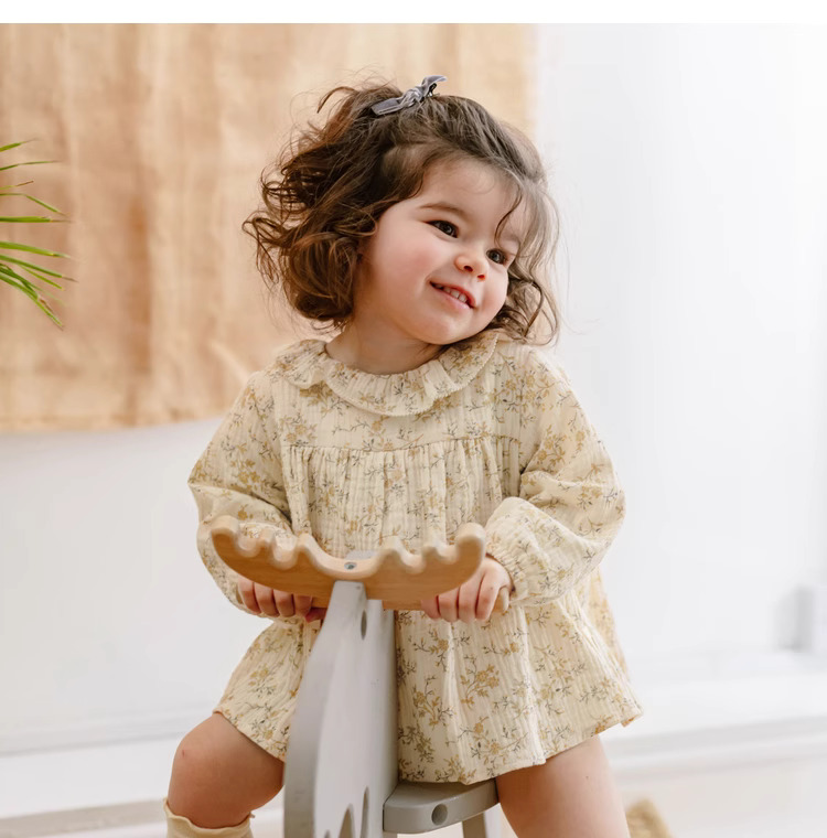 Floral Baby Girl Dresses Sprin - Baby Clothing Organic Cotton のレビューと価格