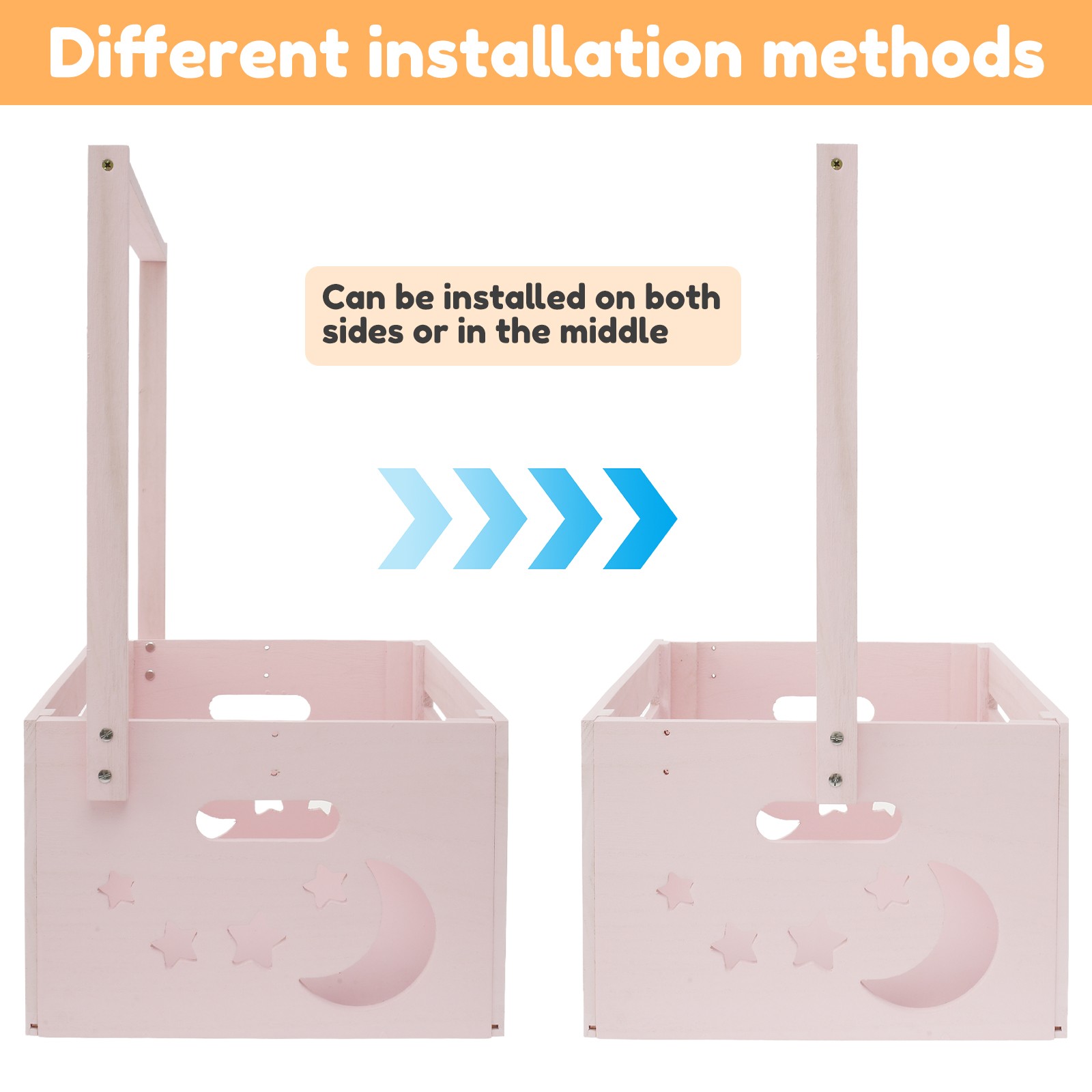 Wood Baby Shower Storage Baske - Baby Clothing Basket のレビューと価格