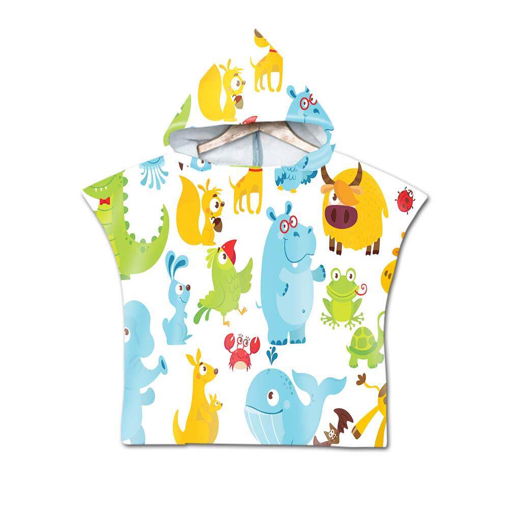 Cartoon Kids Cape Hooded Bath  - Hooded Bath Towel のレビューと価格