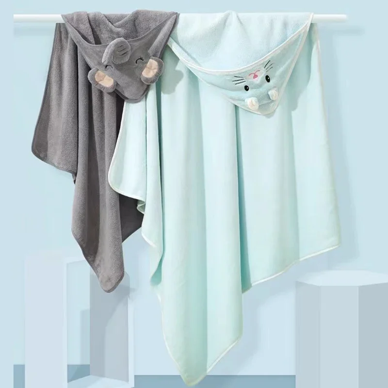 Blankets Swaddle Towel Boy Gir - Hooded Bath Towel のレビューと価格