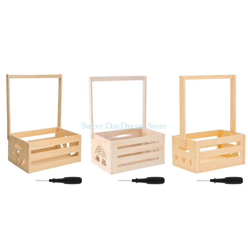 Y88C Wooden Baby Showers Gift  - Baby Clothing Basket のレビューと価格