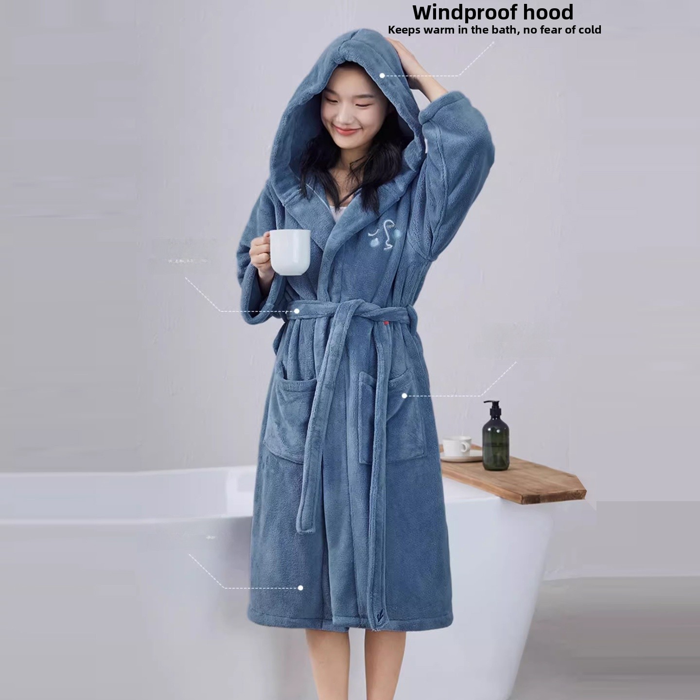 Sanli Hooded Bath Towel Winter - Hooded Bath Towel のレビューと価格
